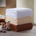 100% cotton hotel stripe bath towel